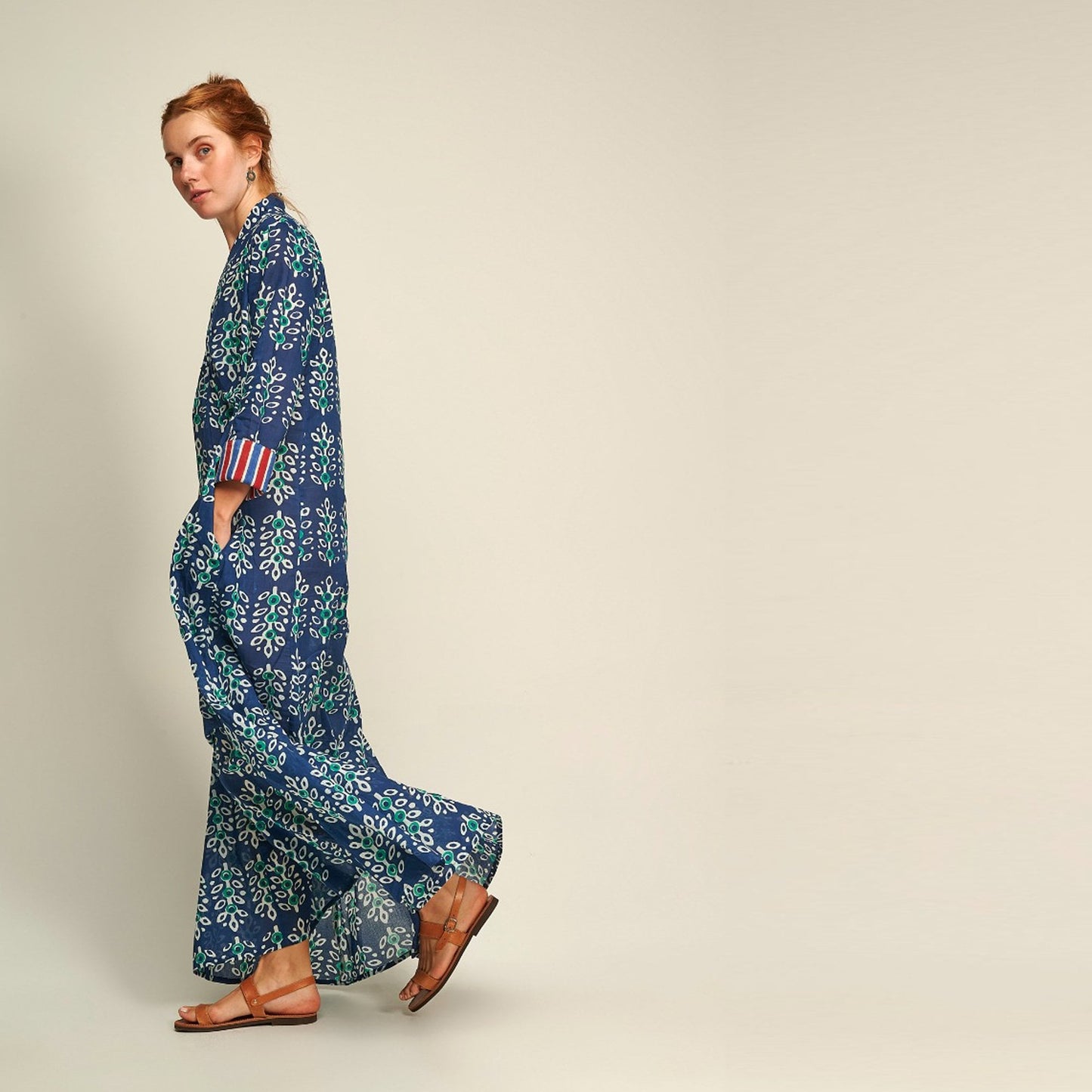 - Alexa Dress - Pottle Blue Green