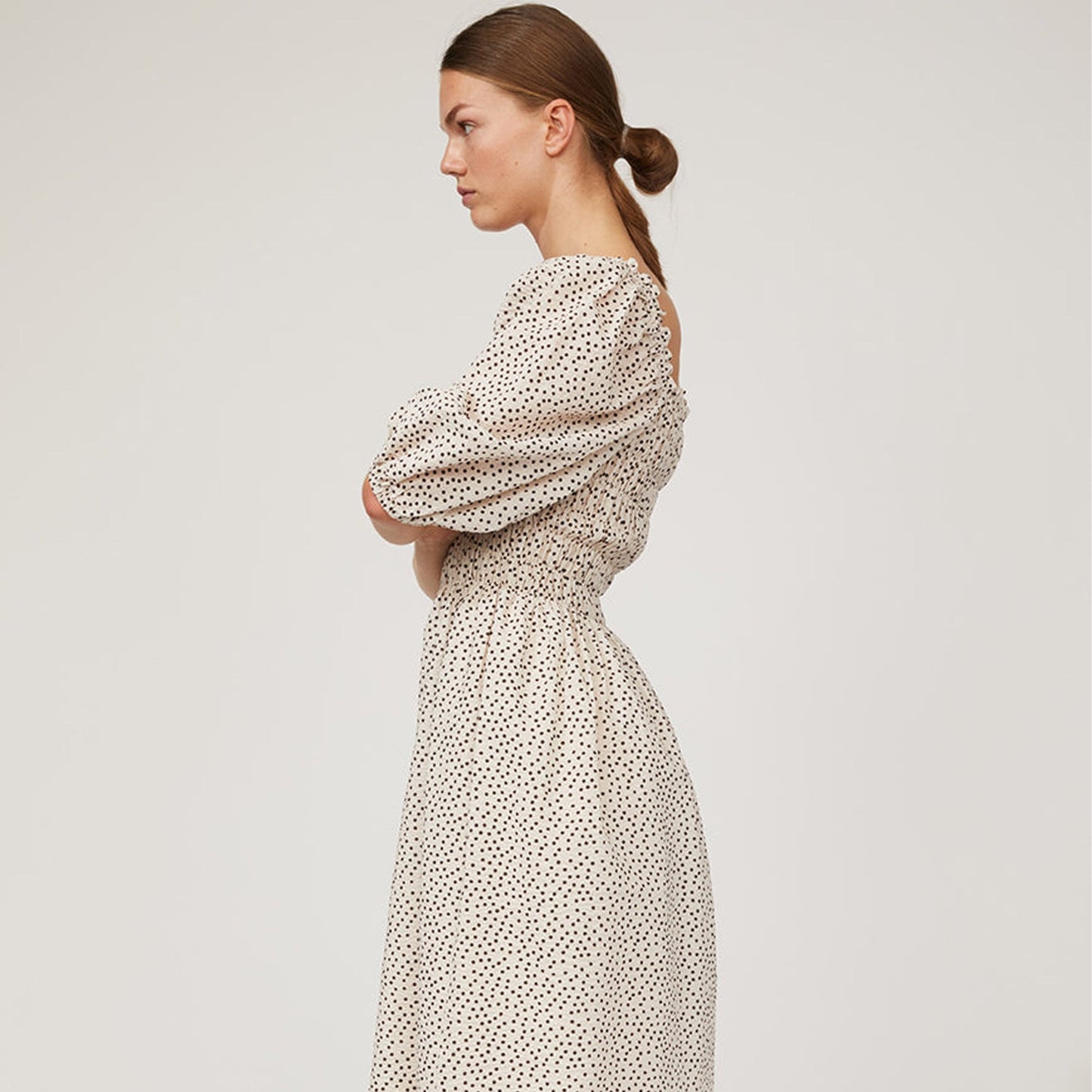 - Avi - Striped Dress - Off White