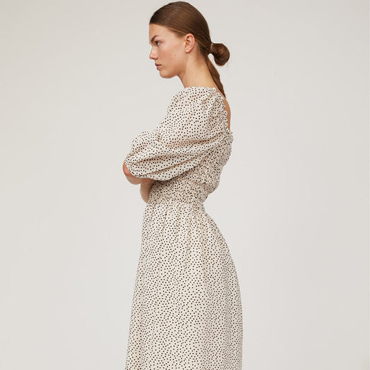 - Avi - Striped Dress - Off White