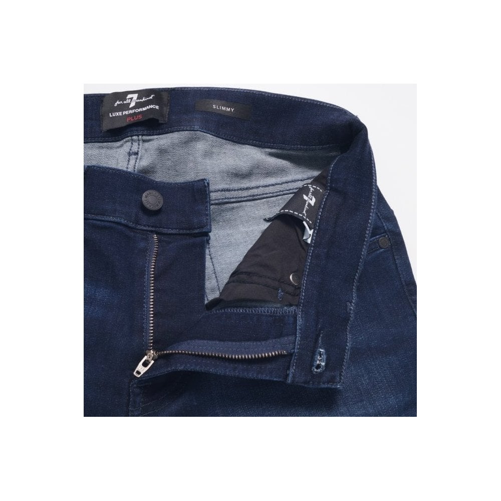 - Slimmy Luxe Perf Plus Jeans - Deep Blue