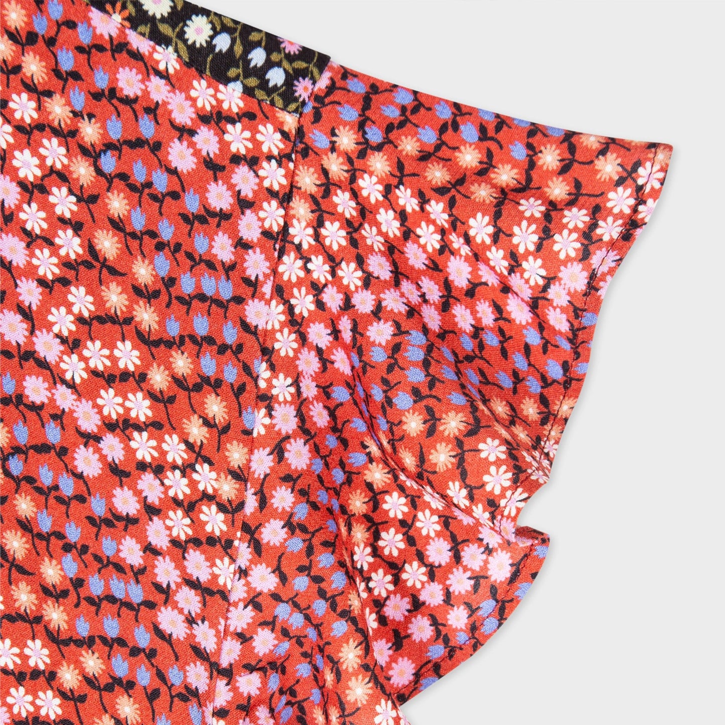 - Summer Flowers Print Dress - Multi