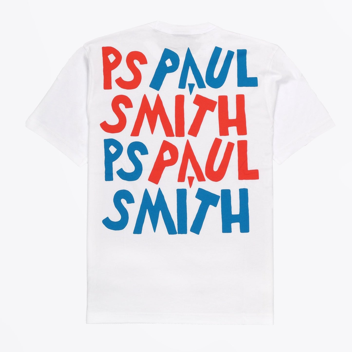 - Cutout Back Print T-Shirt. - White