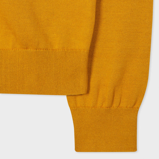 - Zebra Badge Crew Neck Pullover - Black