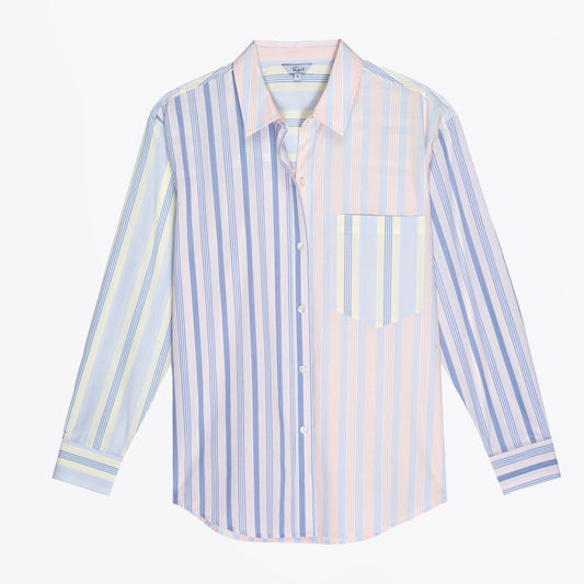 - Arlo Shirt - Citrus Mixed Stripe