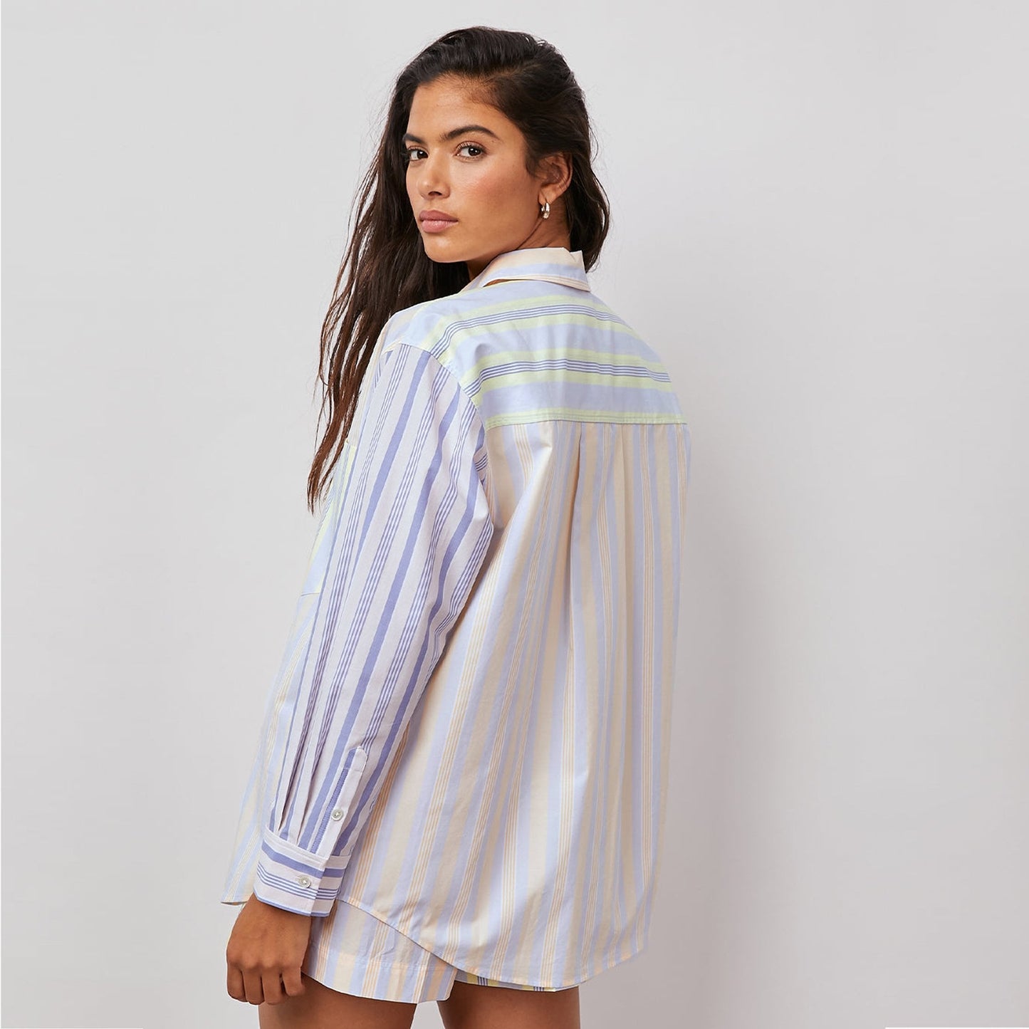 - Arlo Shirt - Citrus Mixed Stripe