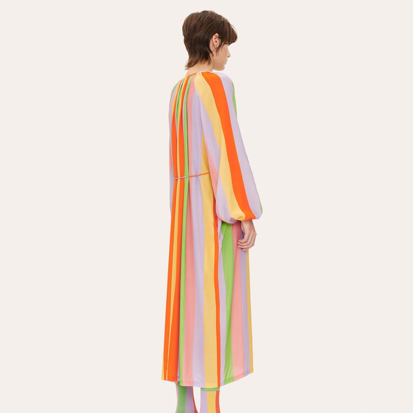 - Elia Eco Viscose Dress - Candy Stripe
