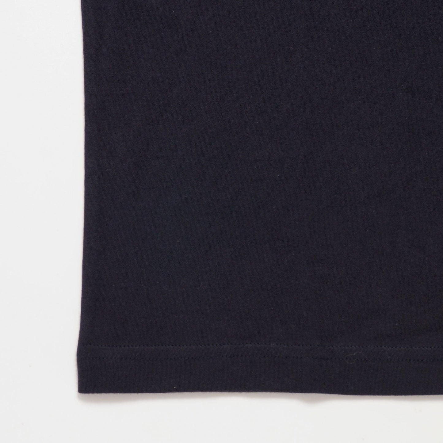 - Big Dot Print Woven Panel Tee - Navy