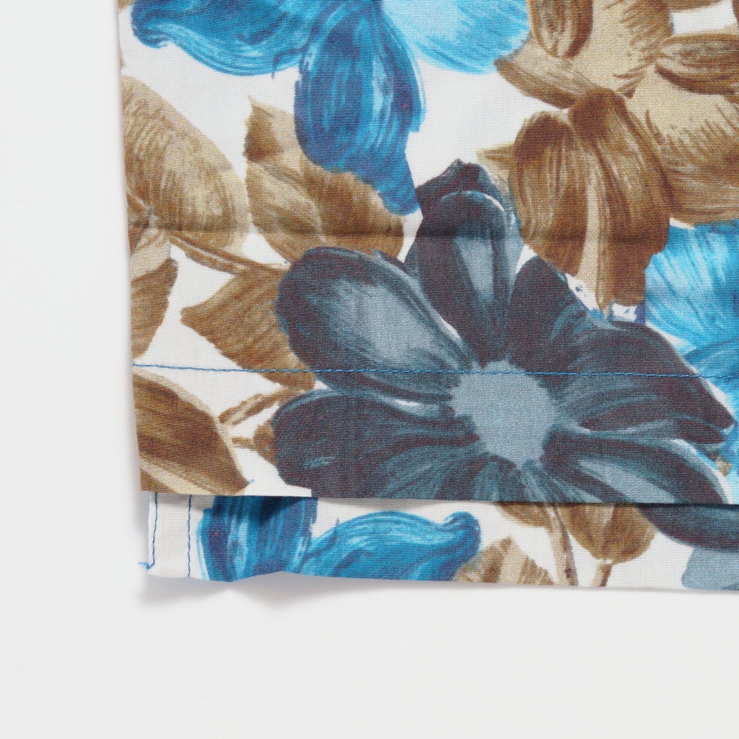 - Organic Print Camp Shirt - Amalfi