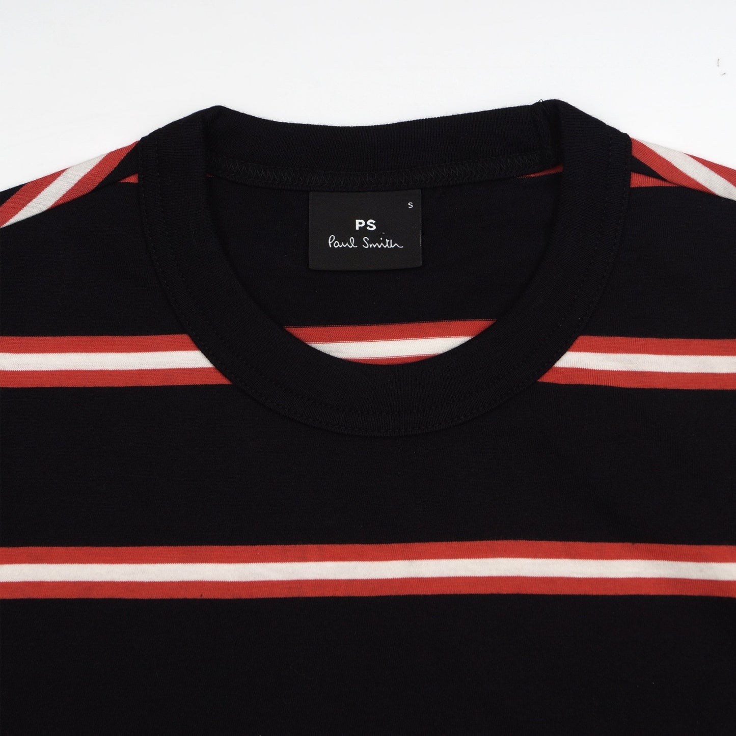 - Striped T-Shirt -Black