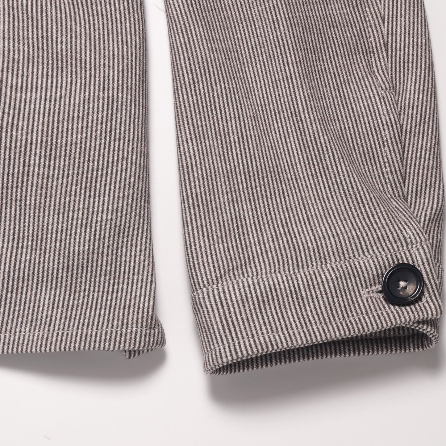 - Piquet Stripe Work Jacket - Nero