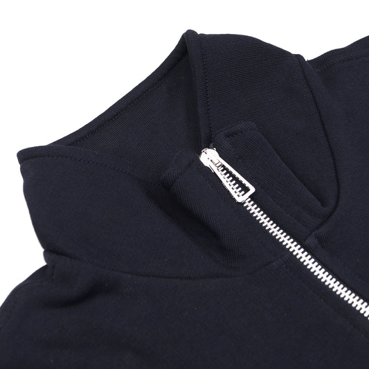 - Zebra Half Zip Sweatshirt - Dark Navy