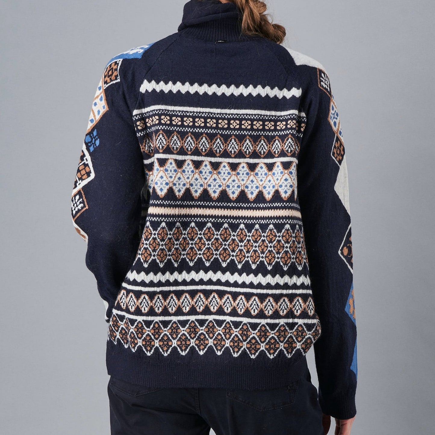 - Amuse Knitted Sweater - Navy