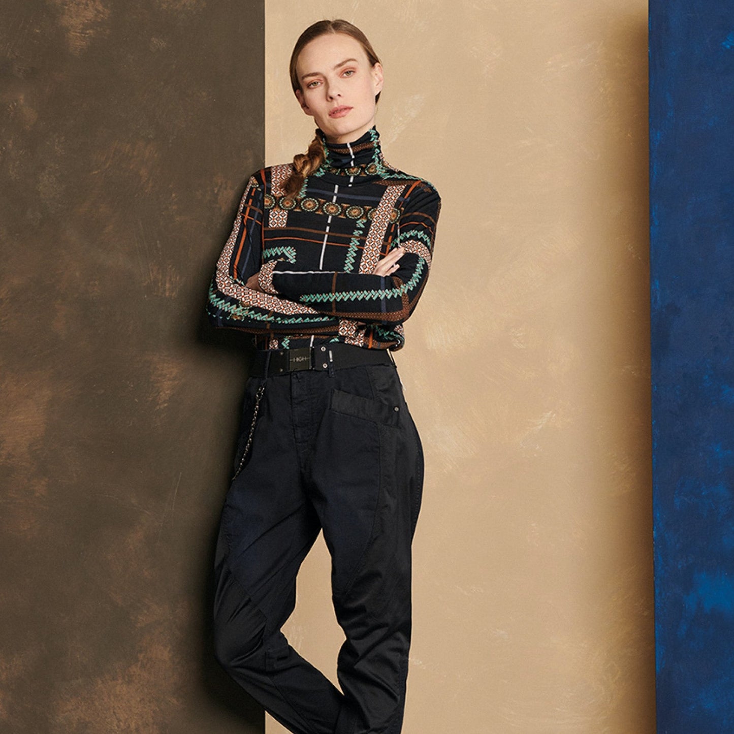 - Trance - Long Sleeve Jersey Tee - Multi