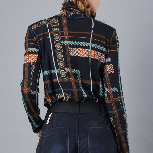 - Trance - Long Sleeve Jersey Tee - Multi