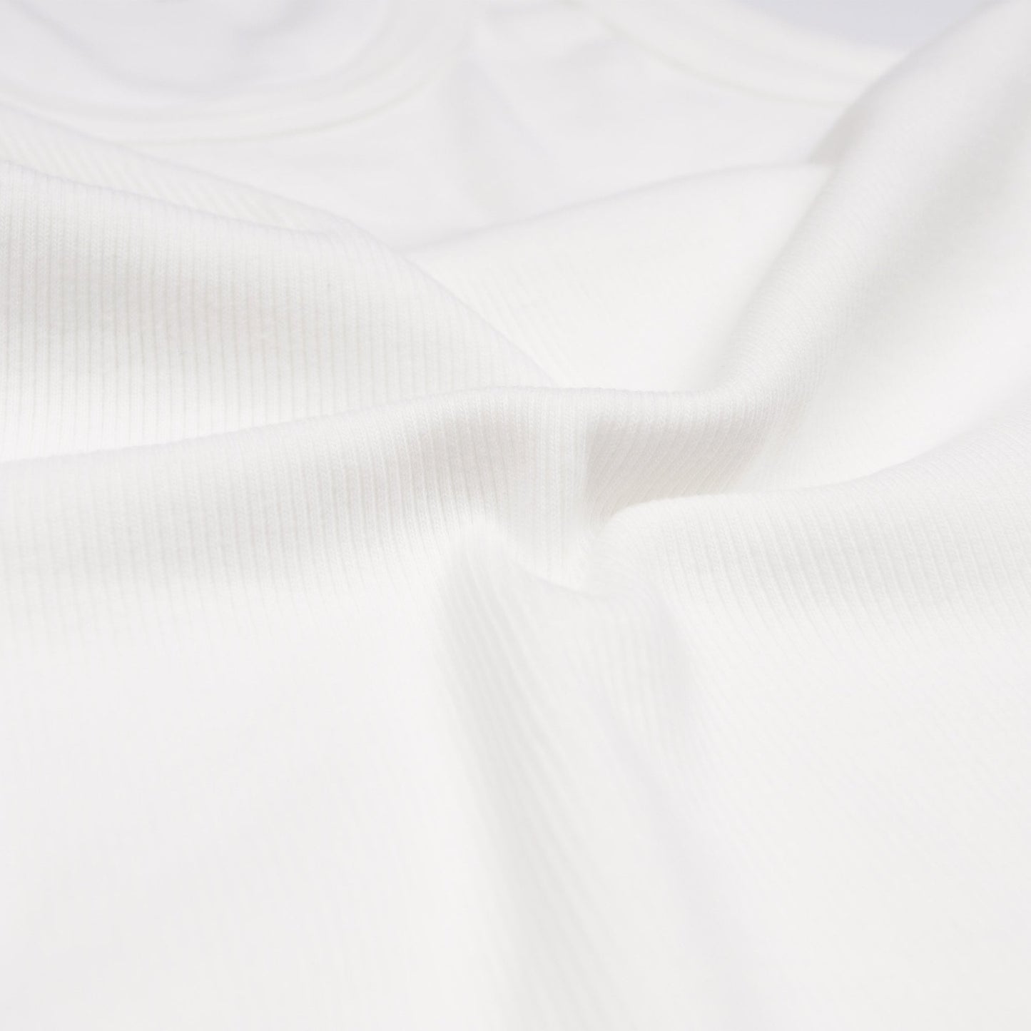 - Organic Rib Tank Top - Optical White