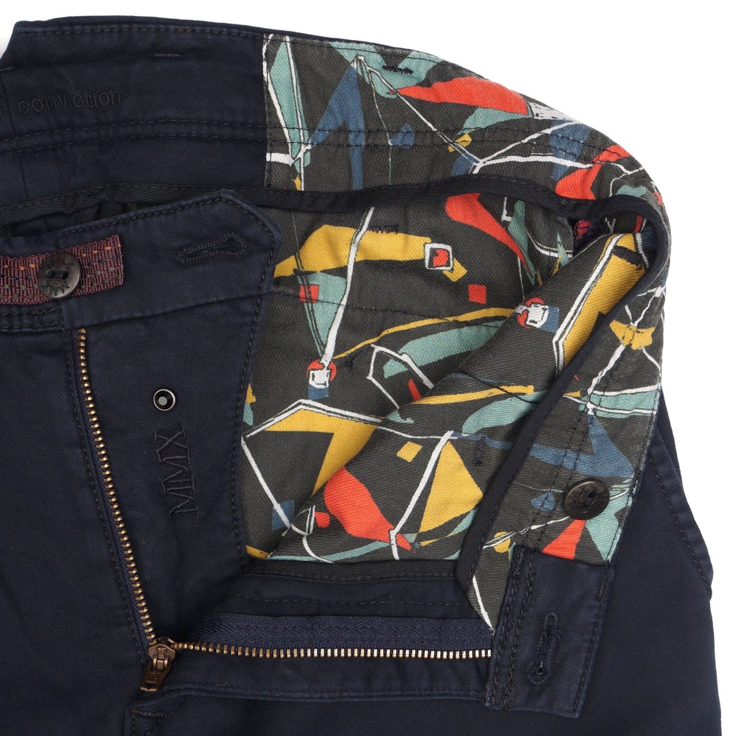 - Apus - Slim Stretch Chinos - Navy