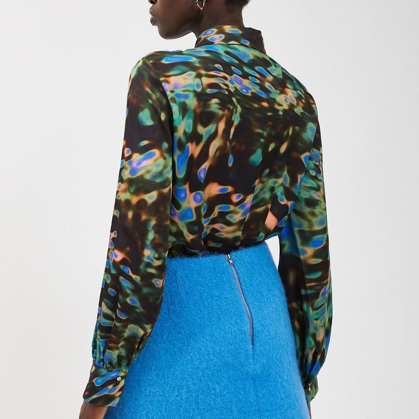 - Printed Viscose Shirt - Multi