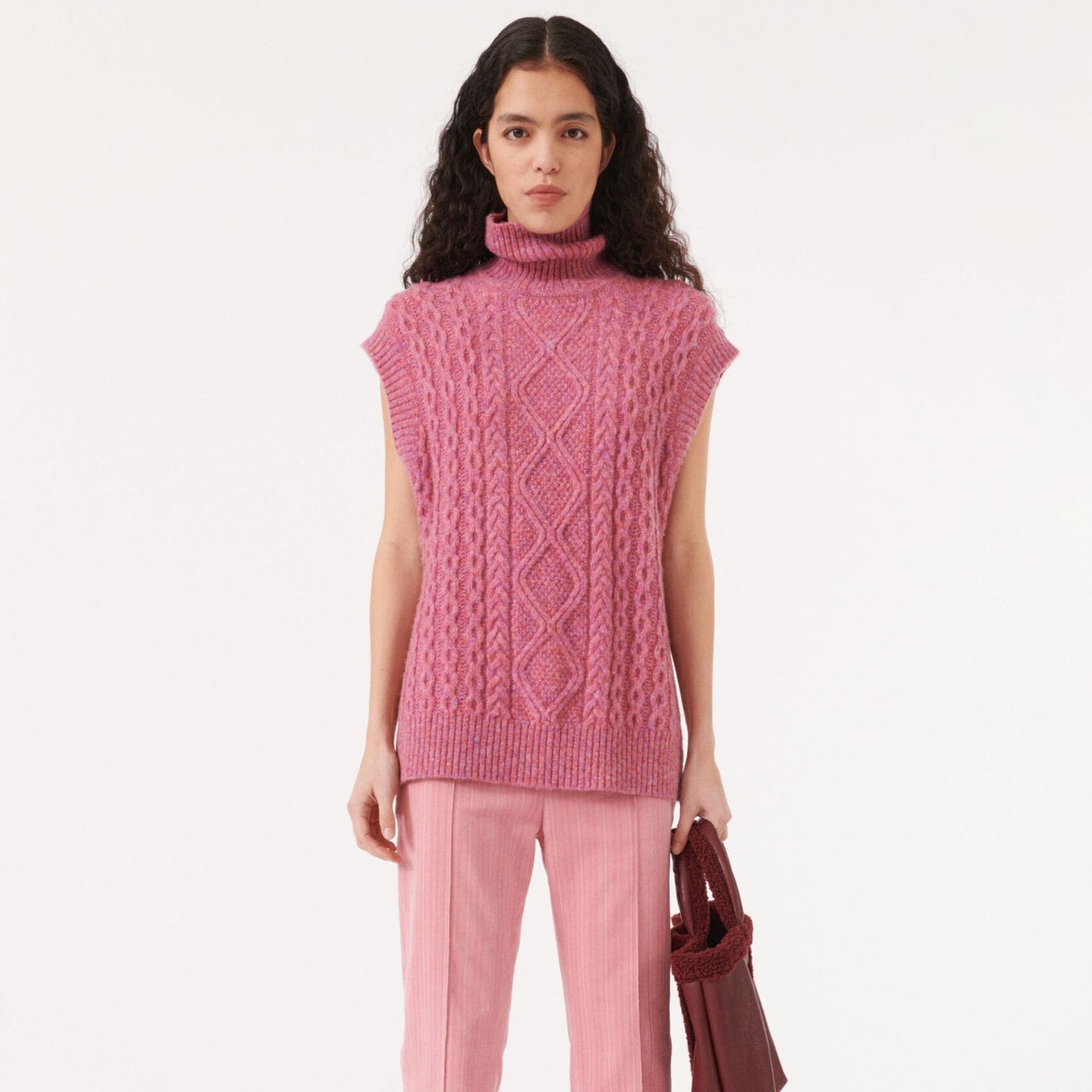 - Cilina Vest - Cashmere Rose Melange