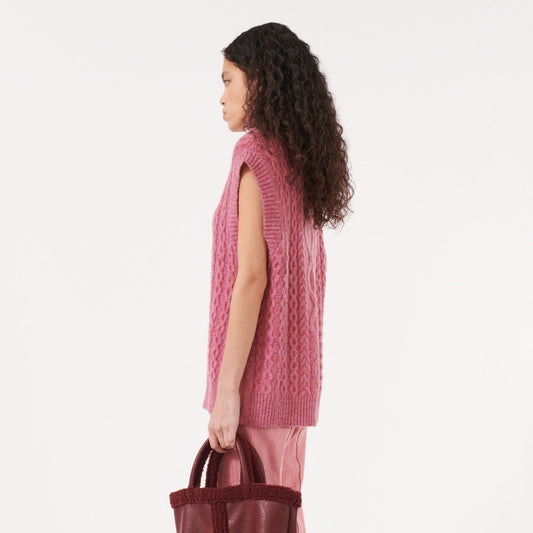 - Cilina Vest - Cashmere Rose Melange