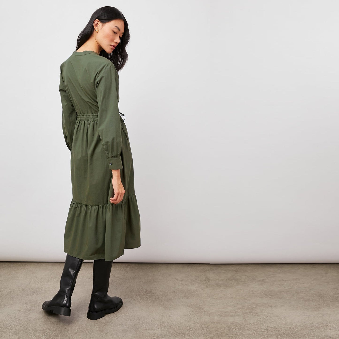 - Maple Dress - Olive Smoke