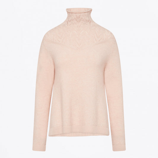 - Arrogance Roll Neck Sweater - Pink