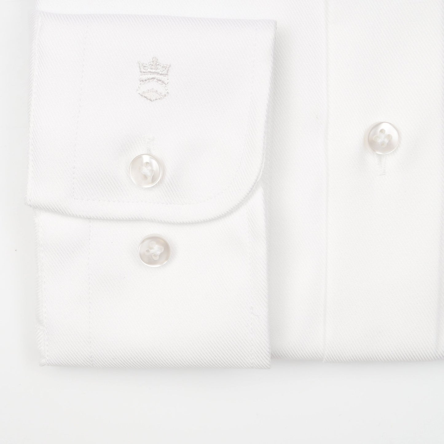 - Bari Cut Away Collar Shirt - White