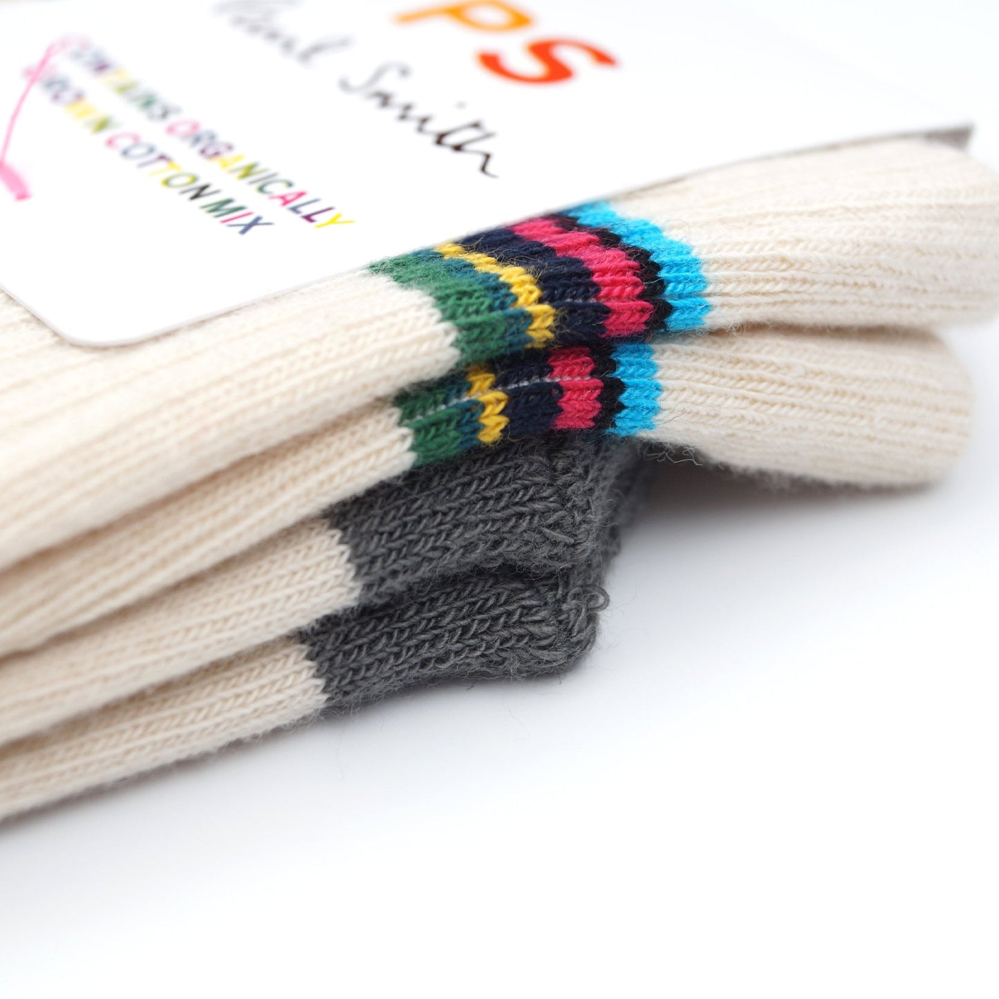 - PS Sport Stripe Socks - White