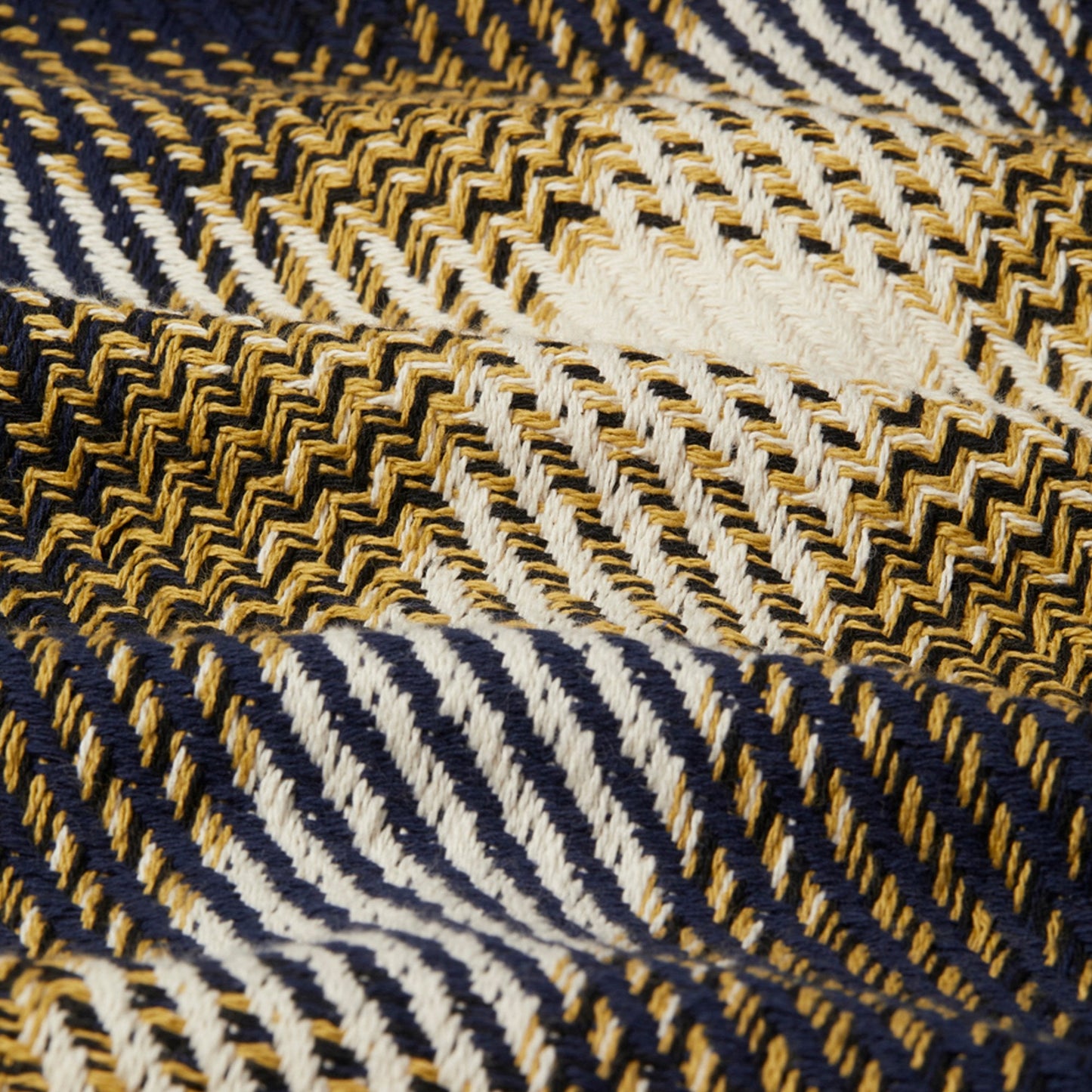 - Whiting Overshirt Ombre Check - Navy/Khaki