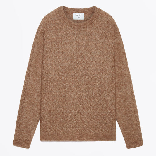 - Grove Crew Pullover York Knit - Natural