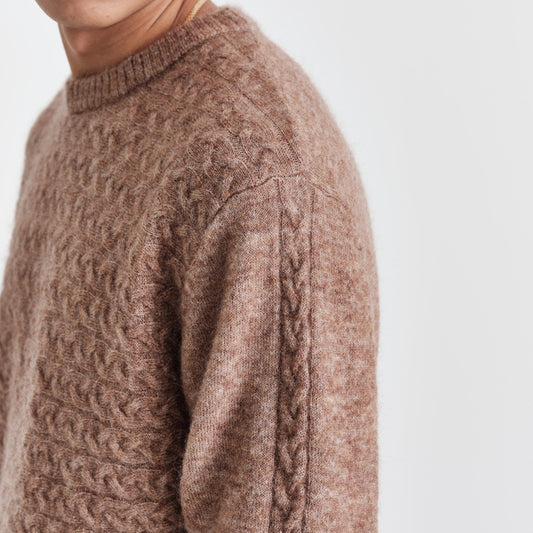 - Grove Crew Pullover York Knit - Natural