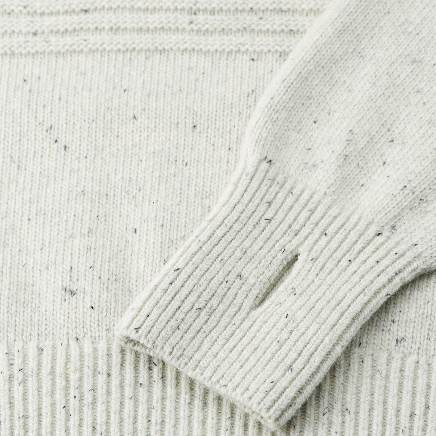 - Elswick Mock Turtleneck Jumper - Light Grey