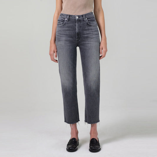 - Daphne Crop High Rise Jeans - All Nighter