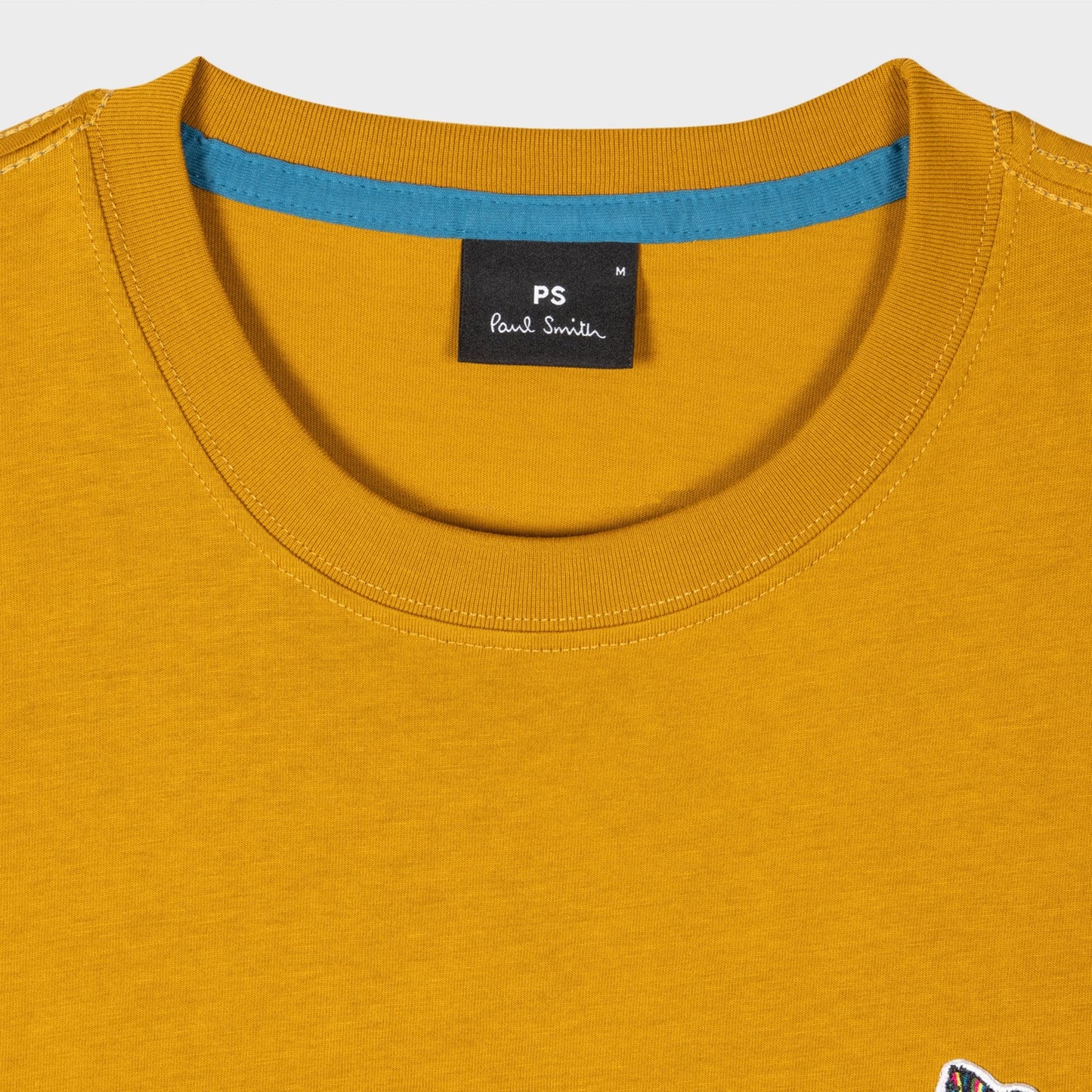 - Organic Cotton Zebra T-Shirt - Golden Yellow