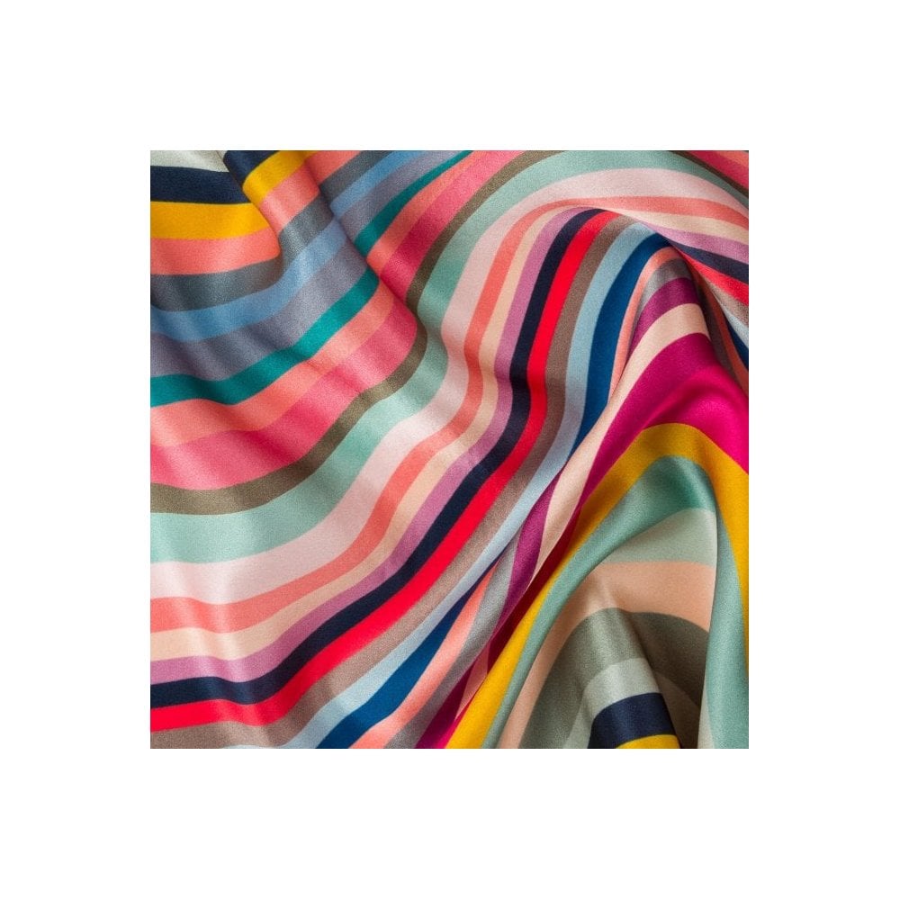 - 'Swirl' Silk Scarf - Multi