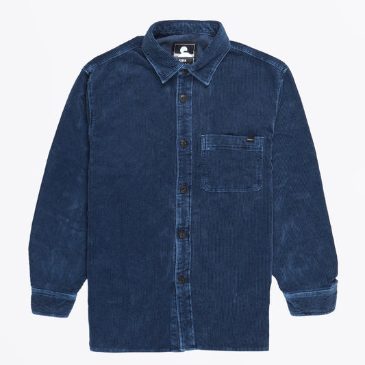 - Ander Corduroy 8 Ribs Shirt - Bering Sea
