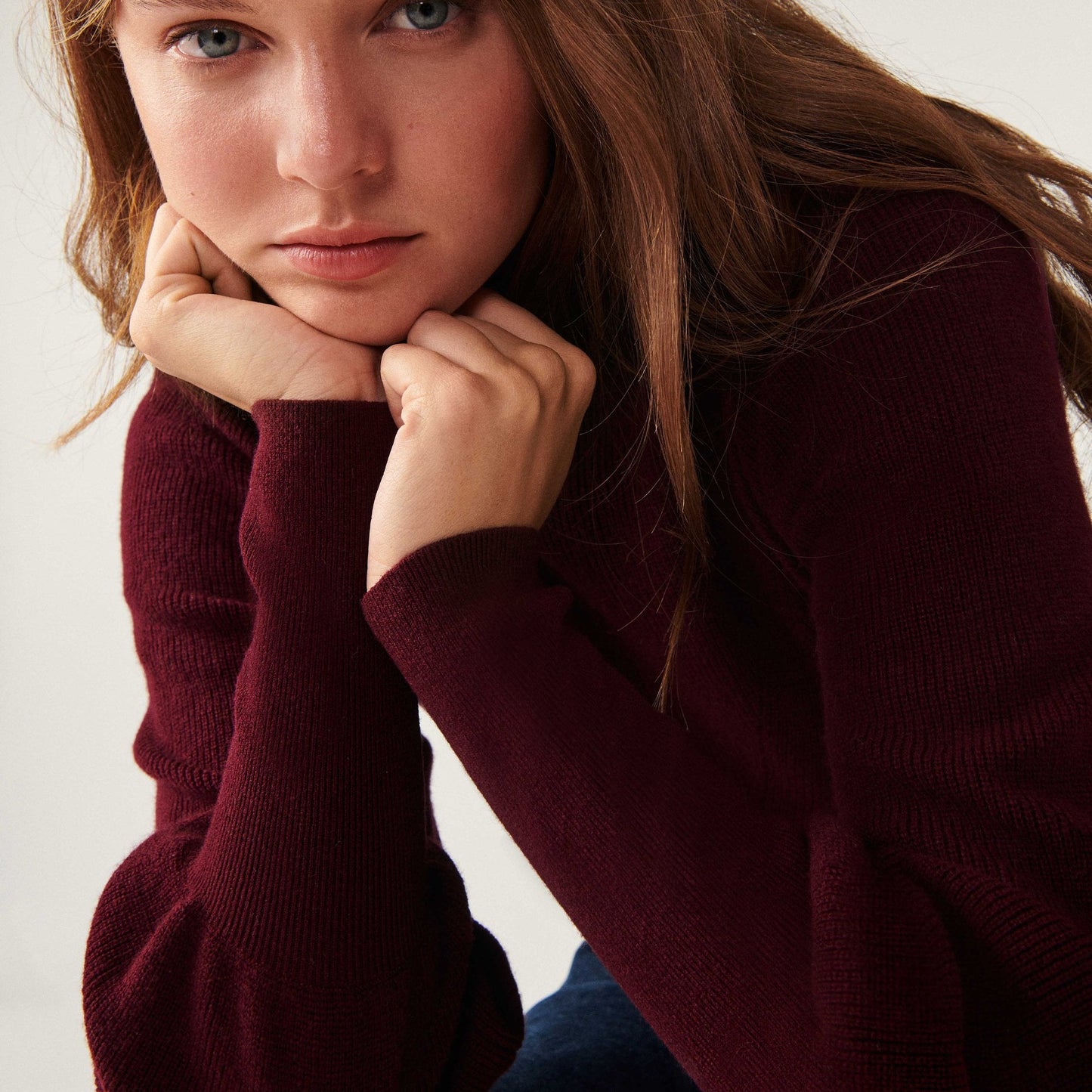 - Eden Jumper - Bordeaux