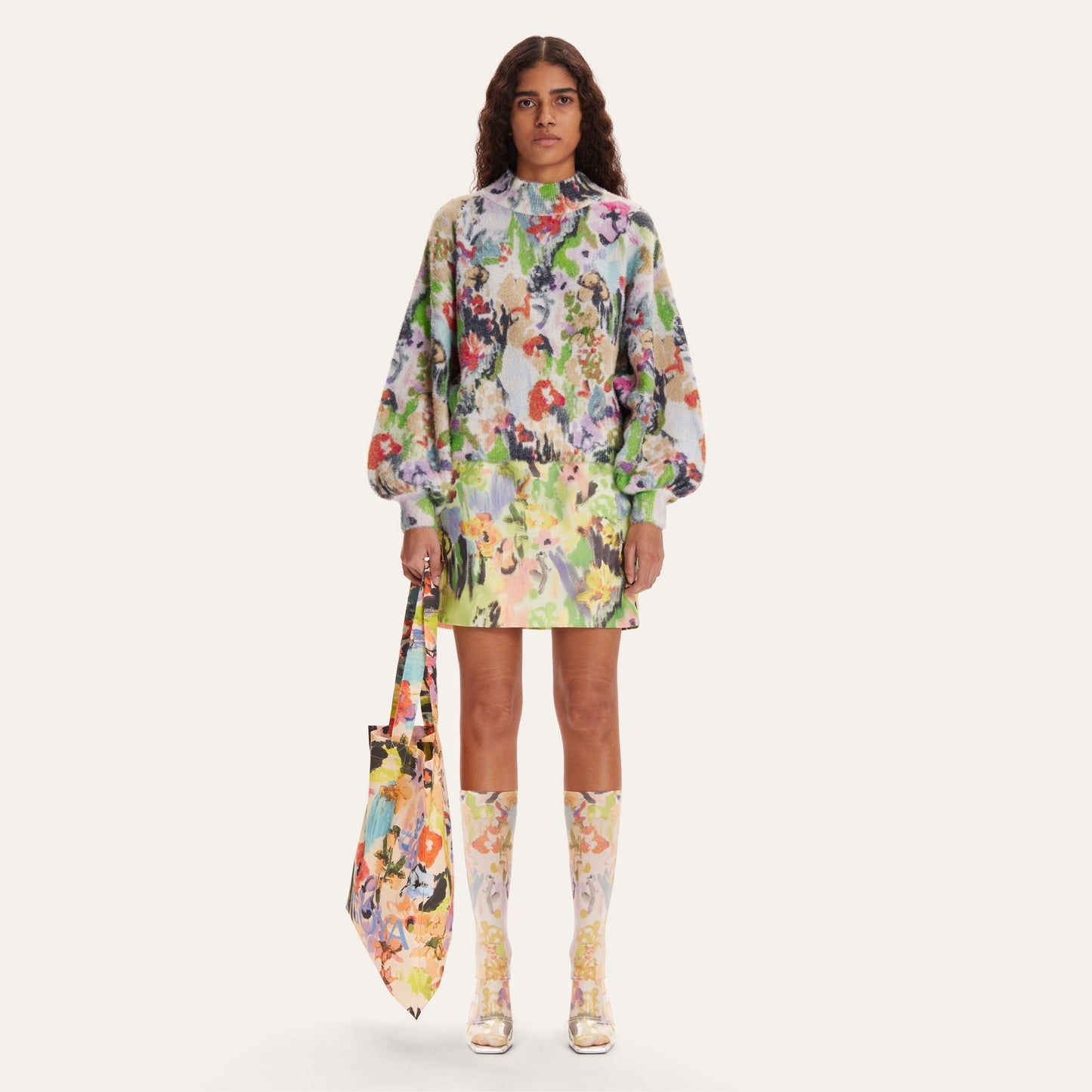 - Adonis Knit - Abstract Floral