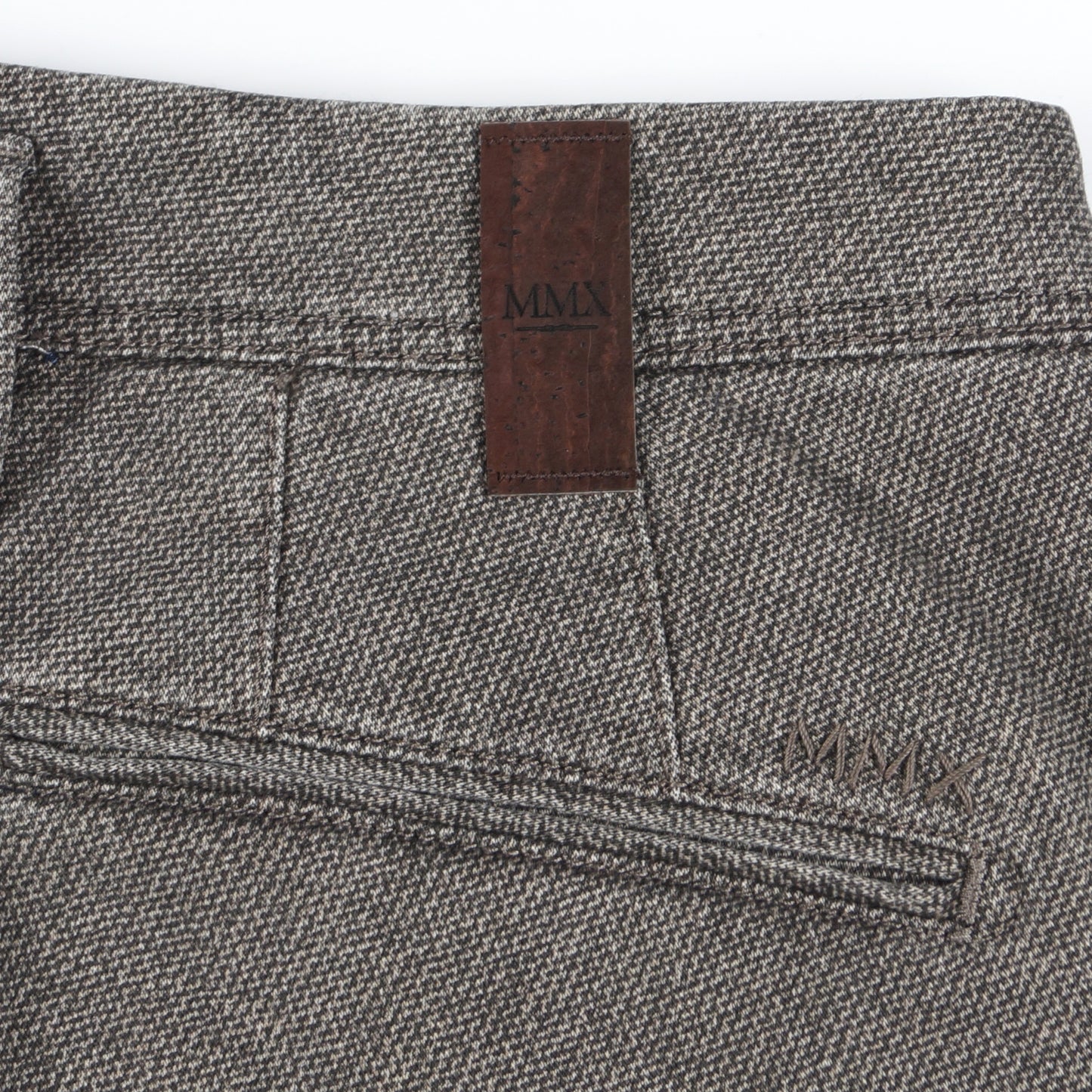 Leo - Super Slim Stretch Chino - Grey/Brown