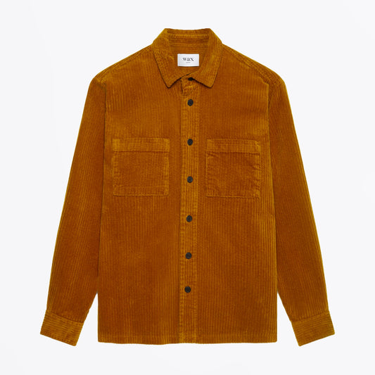 - Whiting Penn Cord Overshirt - Caramel