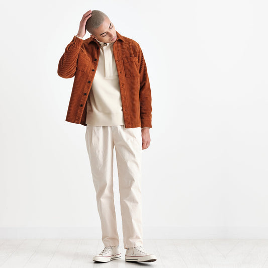 - Whiting Penn Cord Overshirt - Caramel
