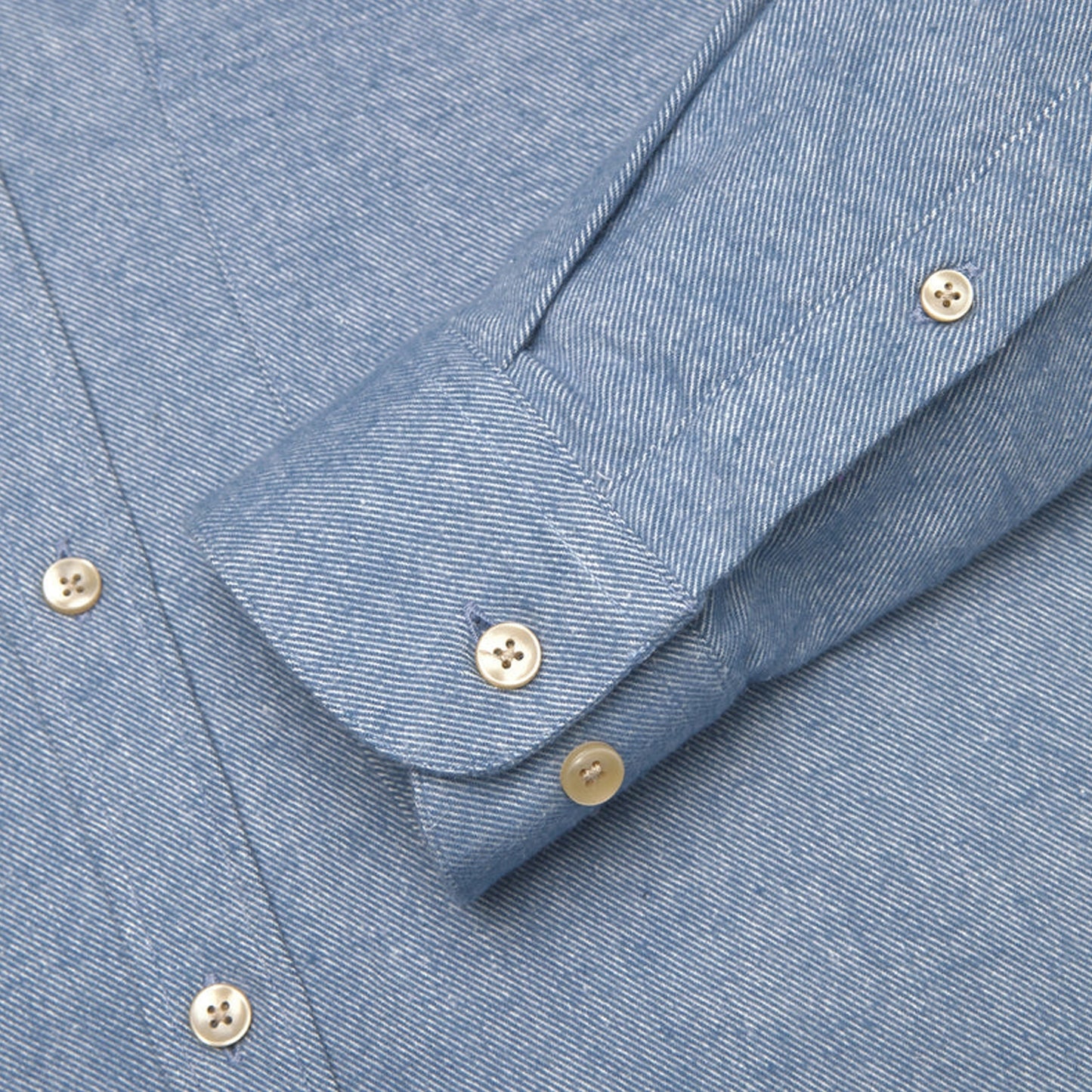 - Teca - Cotton Shirt - Light Blue