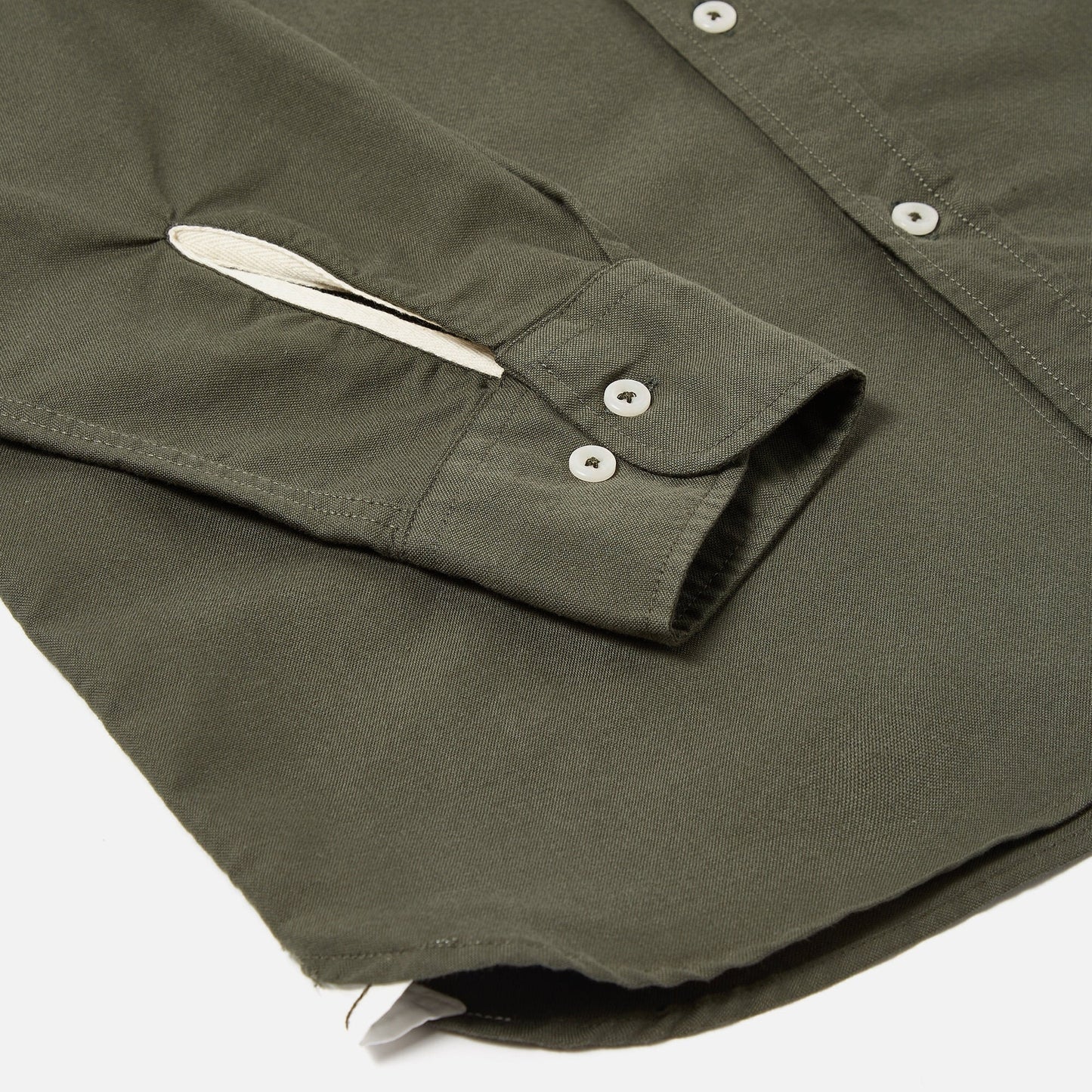 - Daybrook - Organic Mill Oxford Shirt - Olive