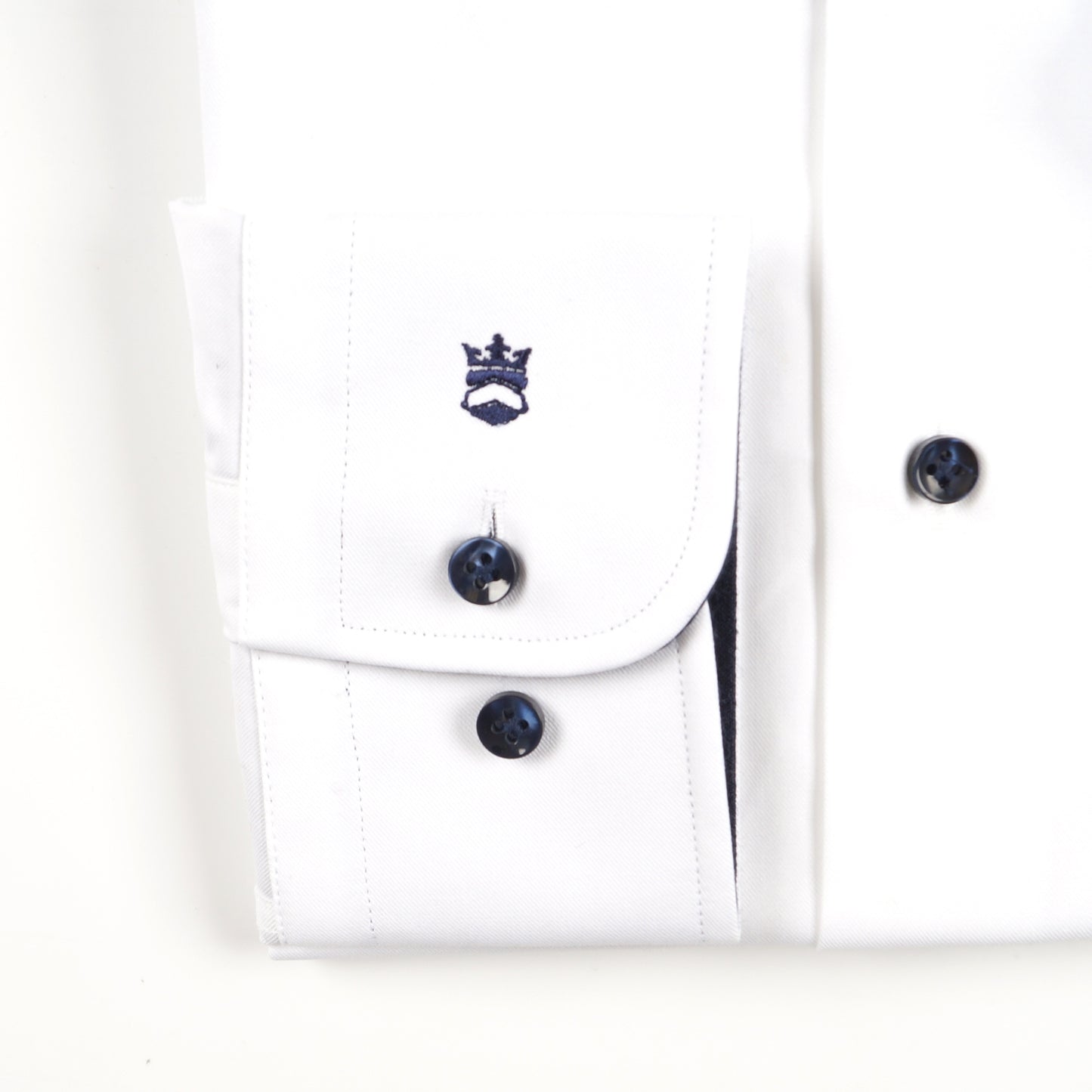 - Bergamo Hidden BD Shirt - White
