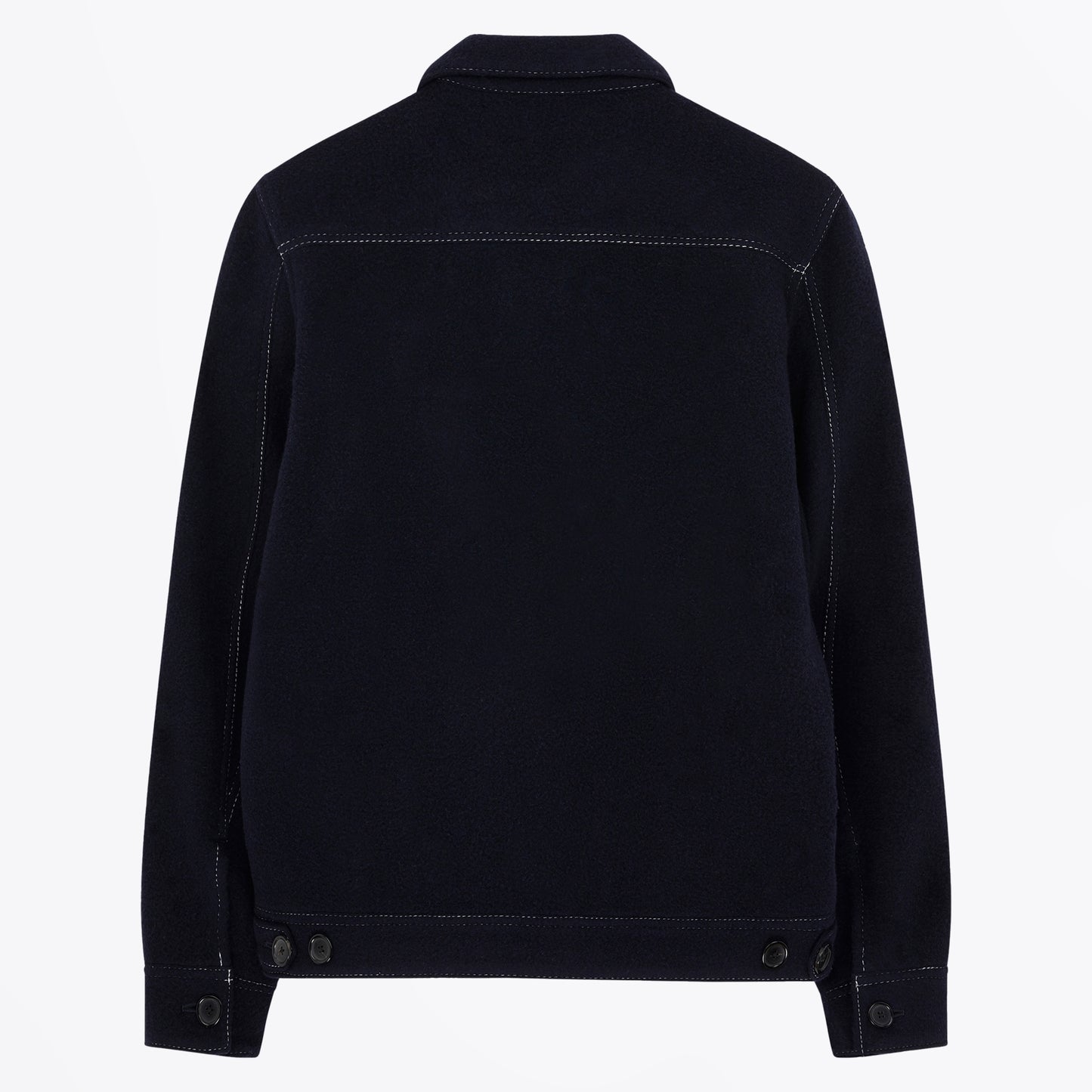 - Cropped Jacket - Very Dark Navy