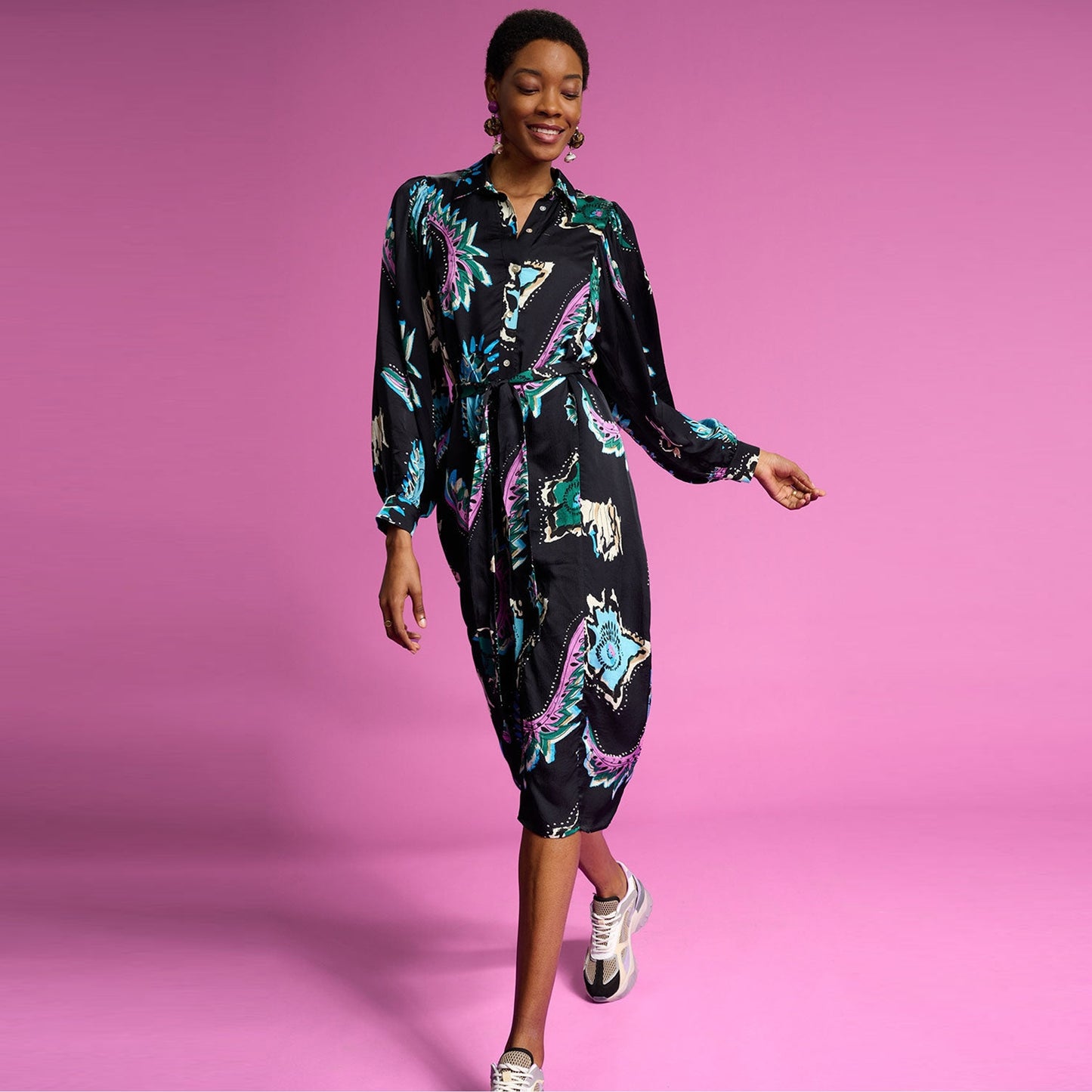 - Tides Deep Dress - Black