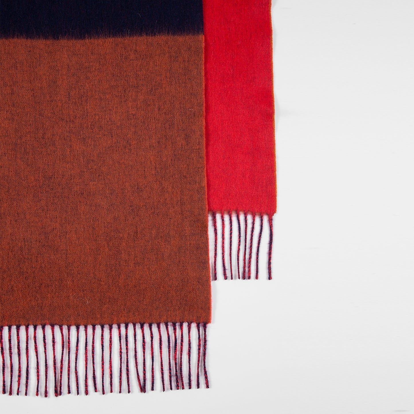 - Reversible Art Scarf - Red