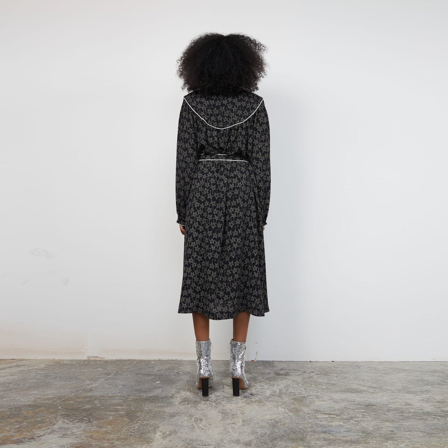 - Nichella Dress - Black Starlight