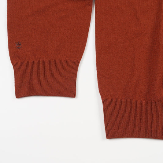 - Merino Zip Pullover Polo - Jasper Melange