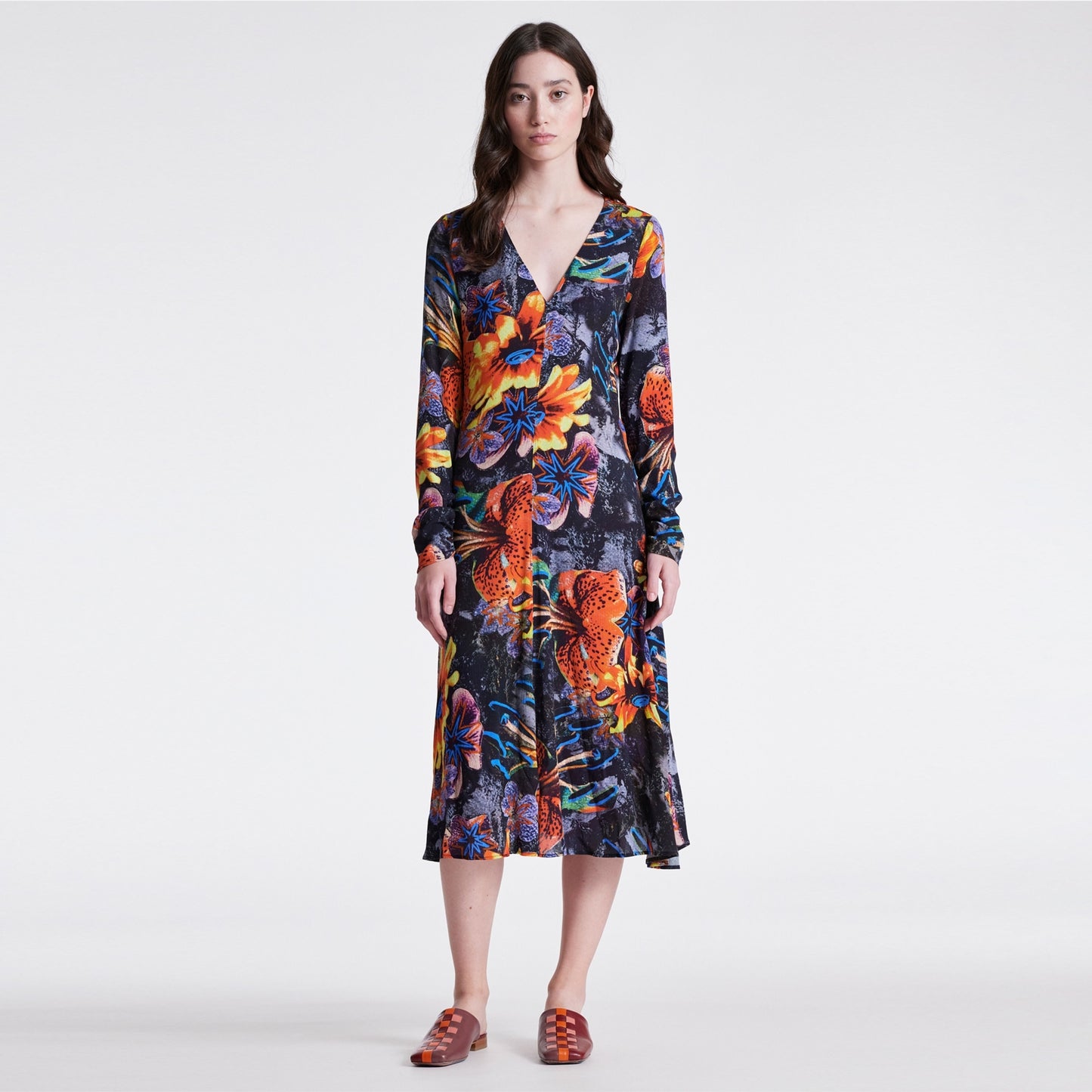 - Winter Hawaiian Dress - Multi