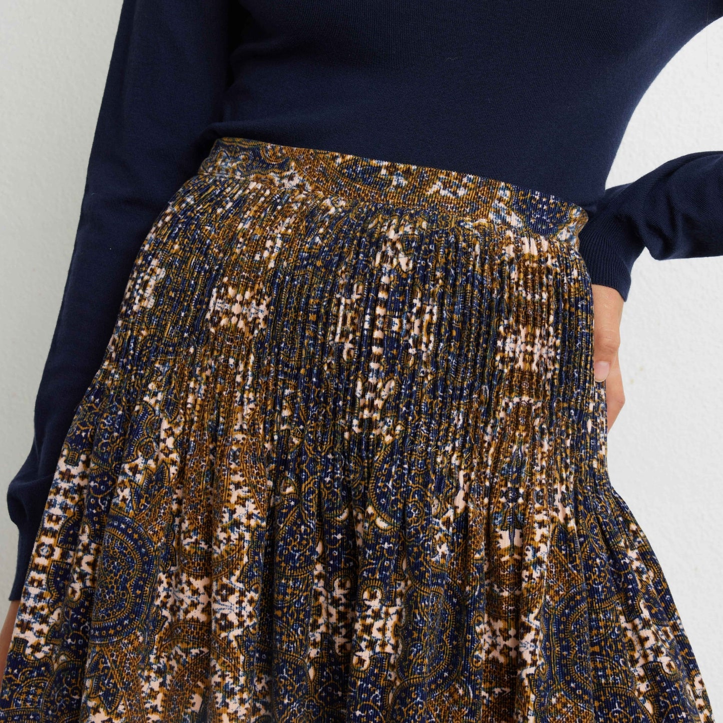 - Theonie Skirt - Mustard